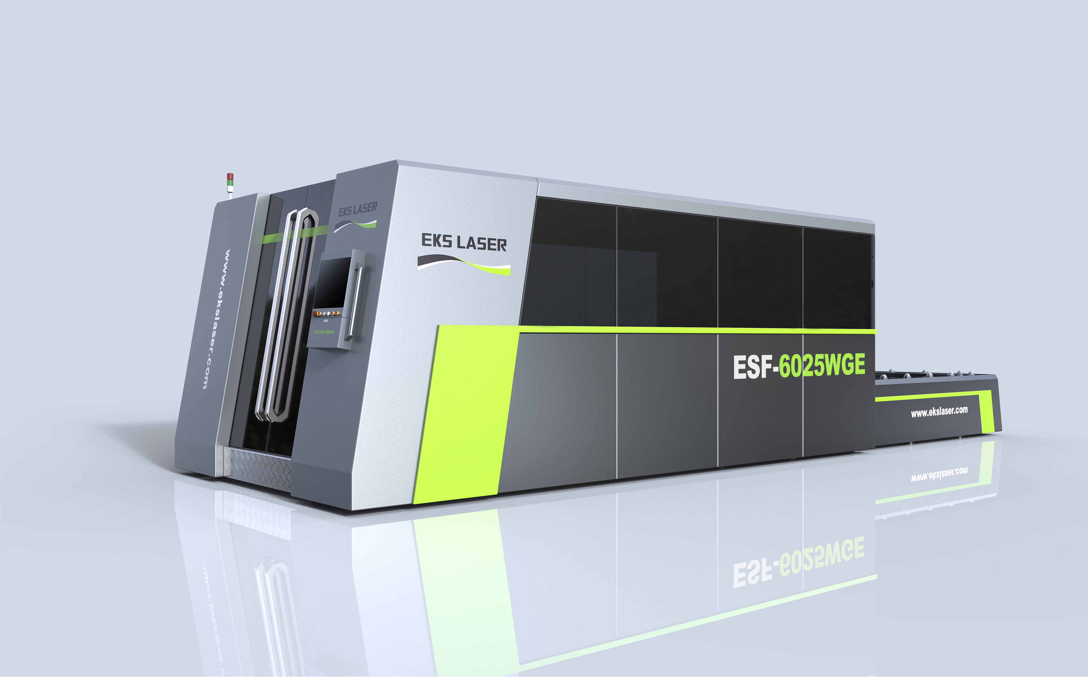 Advanced technology full-encircled exchange table laser cutting machine